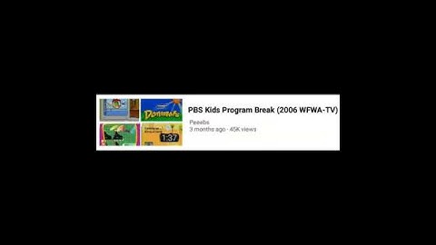 PBS Kids Program Break (2005-2006) WFWA-TV