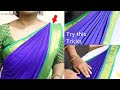 How to pleat saree pallu in Tamil \wearing 2 different easy methods \saree pleating tricks in tamil