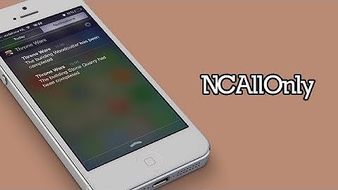 NCAllOnly - iOS 7 Notification Center Tweak (Cydia)