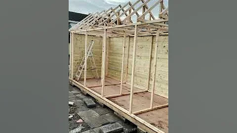 Pigeons, Building a racing pigeon loft/shed from start to finish.