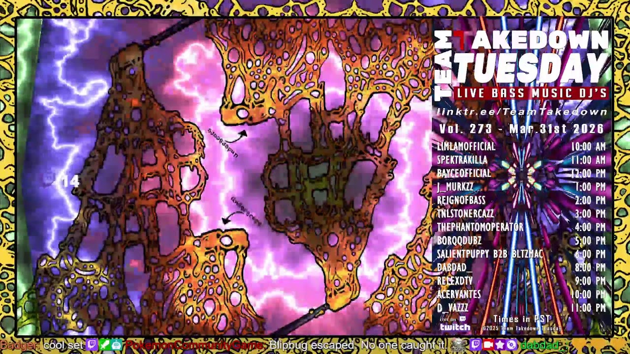 Uh Bitta Dubstep on Team Takedown Tuesday Vol 273 | !merch | !3d | Dabfather's Kronicles: Ep:379 ♥