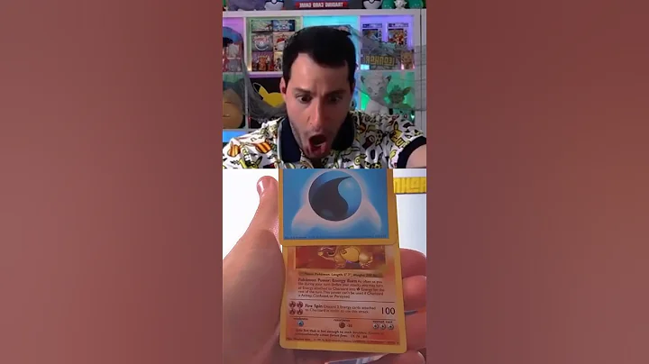 @Leonhart Pulls Rarest Base Set Charizard Card 💀 #pokemon