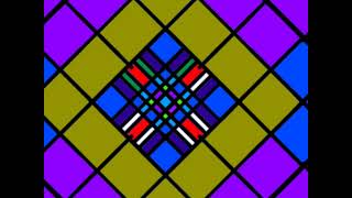 Timelapse of a stained glass window
