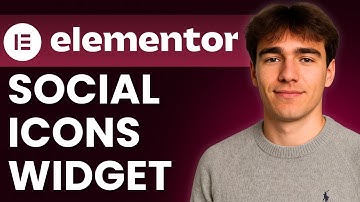 How To Use Social Icons Widget In Elementor (Tutorial 2026)
