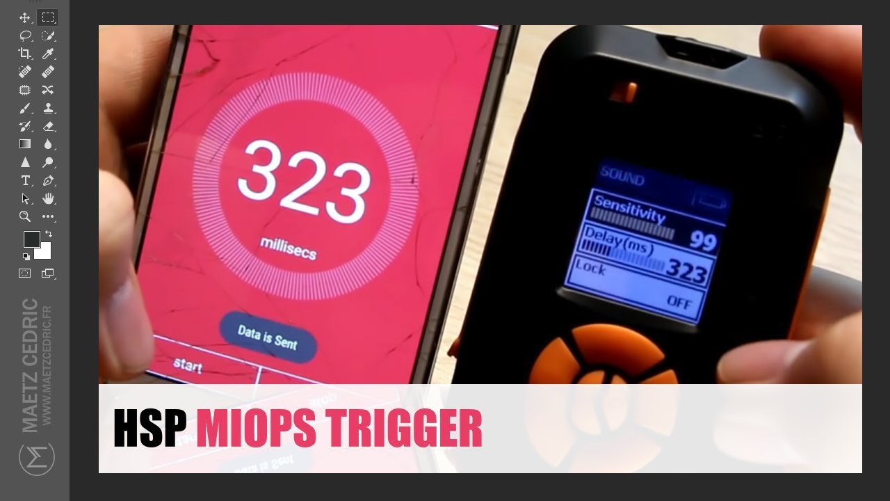 MIOPS TRIGGER 🔥 DECLENCHEUR HAUTE VITESSE HIGH SPEED PHOTOGRAPHY