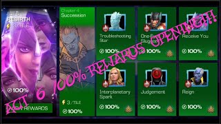 Act 6 100% Completion Rewards Opening