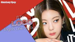 [ITZY] - LOCO English Line Distribution [REQUEST #2]