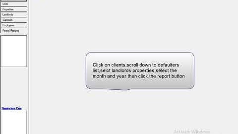 MamboSoftware Property manager Video Client Defaulters list Landload property