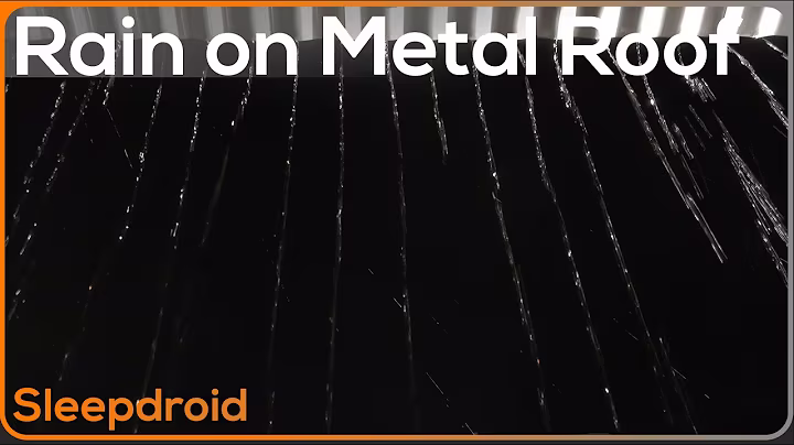 ► Hard Pouring Rain on a Tin Roof Metal Roof ~Heavy Rain Sounds for Sleeping 10 hours Lluvia