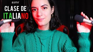 ASMR español ♡ CLASE DE ITALIANO con EL ASMR (Alfabeto, Colores, Animales) screenshot 1