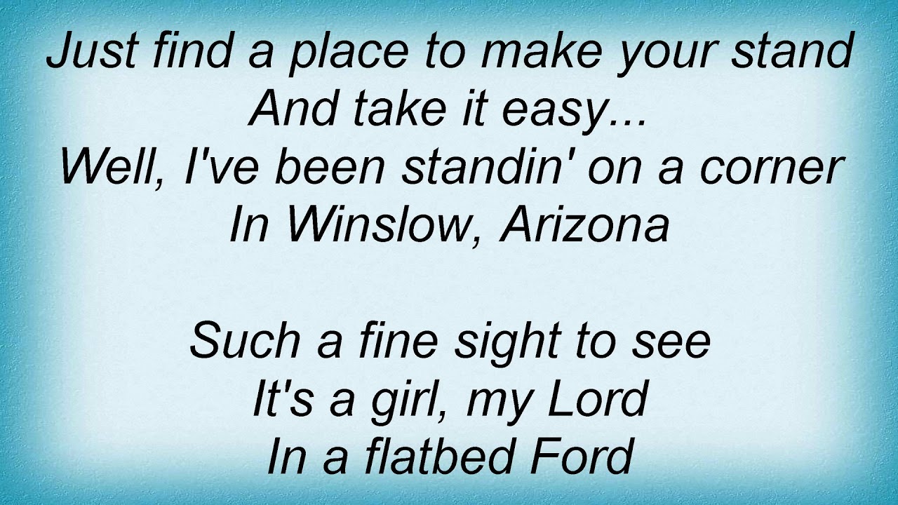 Travis Tritt - Take It Easy Lyrics - YouTube