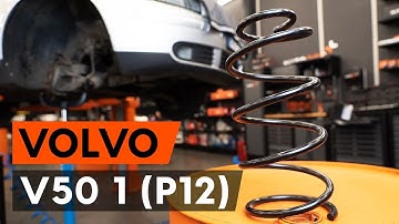 Cómo cambiar los muelles de suspensión delantero en VOLVO V50 1 (P12) [VÍDEO TUTORIAL DE AUTODOC]