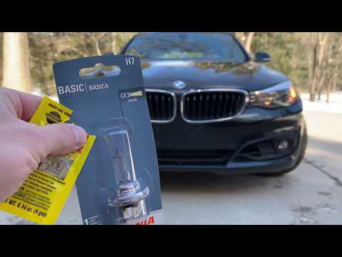 2015 BMW 328 Headlight Bulb Replacement