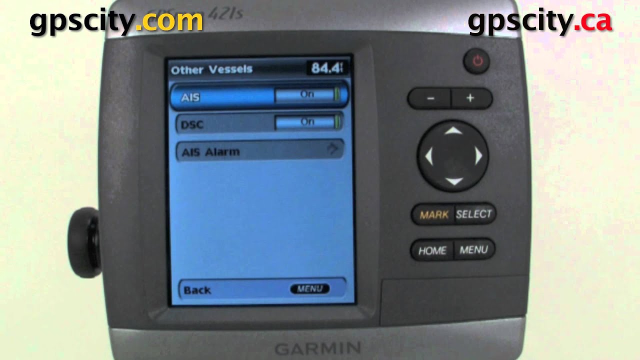Garmin GPSMap 421s Video Manual - Other Vessels via AIS with - YouTube