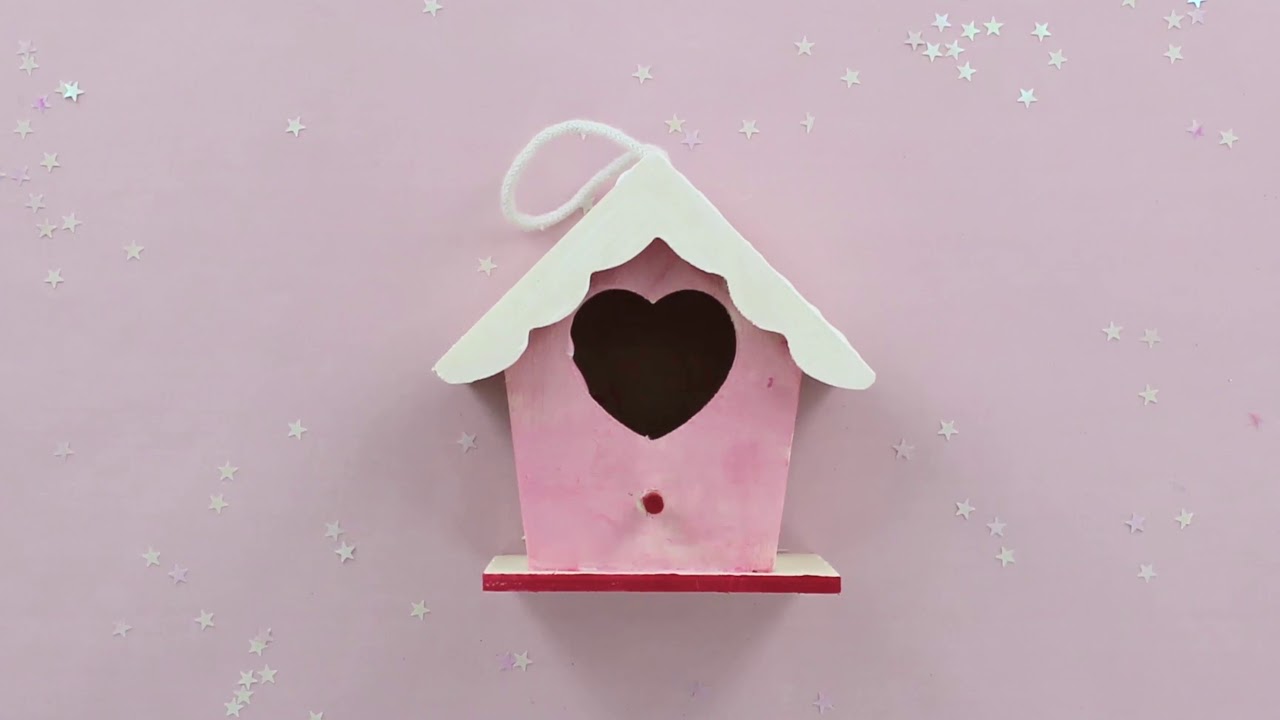 Decorate Your Own Mini Wooden Birdhouse - The Works Stores