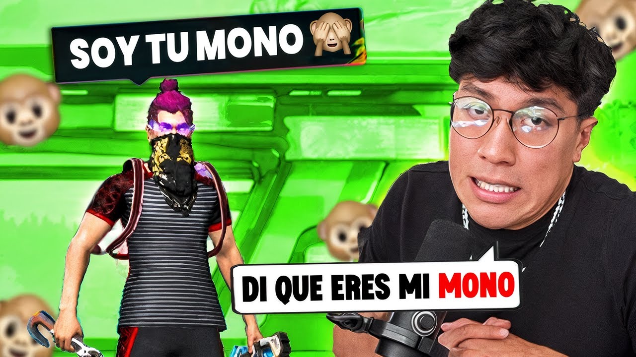 SE HIZO PASAR POR MONO Y SE LE PARO (BROMA)