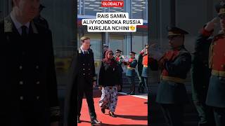 RAIS SAMIA ALIVYOONDOKA RUSSIA KUREJEA NCHINI🫡 #breaking #globaltv #shortsviral #raissamia #russia