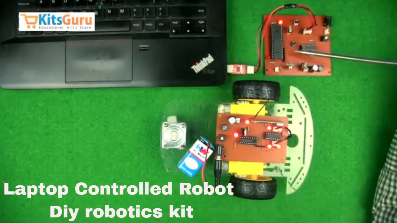 Laptop Operated Robot by KitsGuru | DIY robotics projects | For