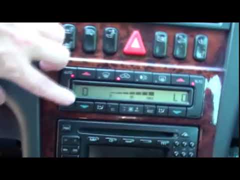 2001 E320 Mercedes Air conditioning Flap test and codes