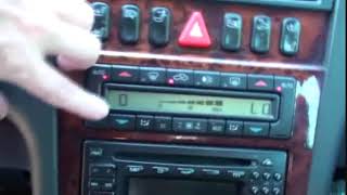 2001 E320 Mercedes Air conditioning Flap test and codes