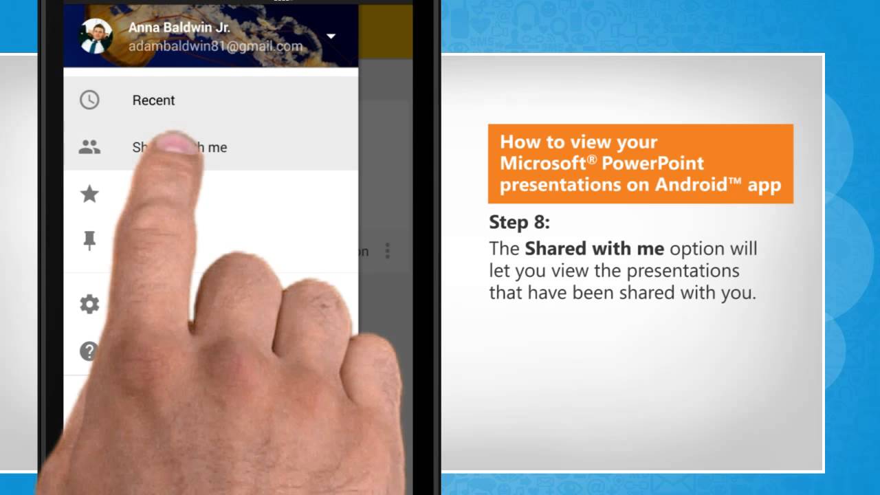 view powerpoint presentation on android