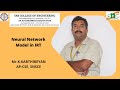 K.Karthikeyan | Neural Network Model in IRT | SNS Institutions