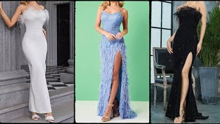 Famous 70+ ways to style Strapless Feather Maxi Dress in 2023 Net Worth