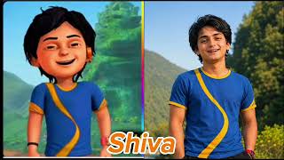 Shiva Cartoon All Characters Realistic Human Version 😱 | Shiva & Friends | Toon World