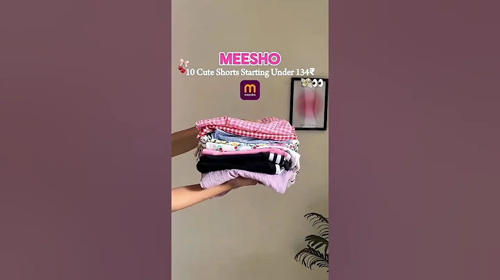 Cute Shorts for summer 🎀 #outfitideas #meesho #meeshohaul #viralshort #trendingshorts