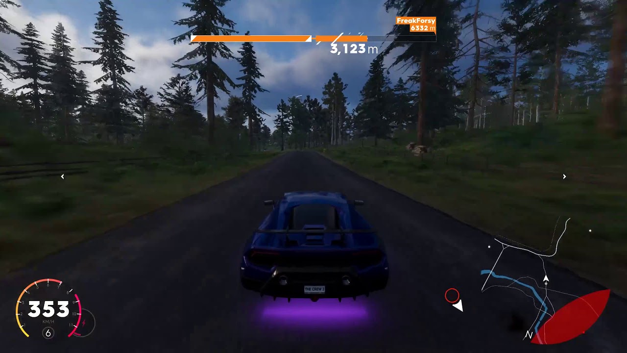 THE CREW 2 - PIT MINES (ESCAPE) 6440m w/ LAMBORGHINI HURACÁN PERMORMANTE