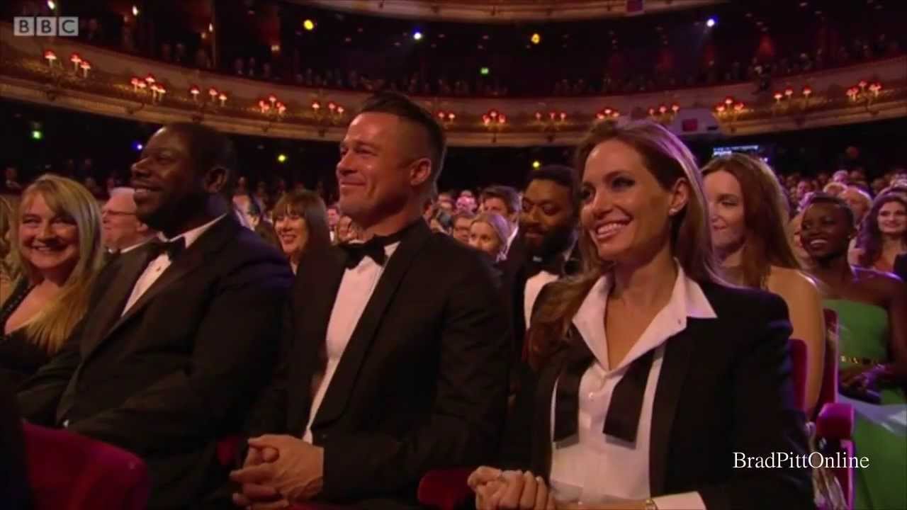 BRAD PITT @2014 BAFTAs film awards FULL HD cut.