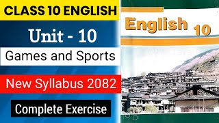 Famous Class 10 English Unit 10 Games And Sports Exercise | Class 10 English Unit 10 Notes Wealth