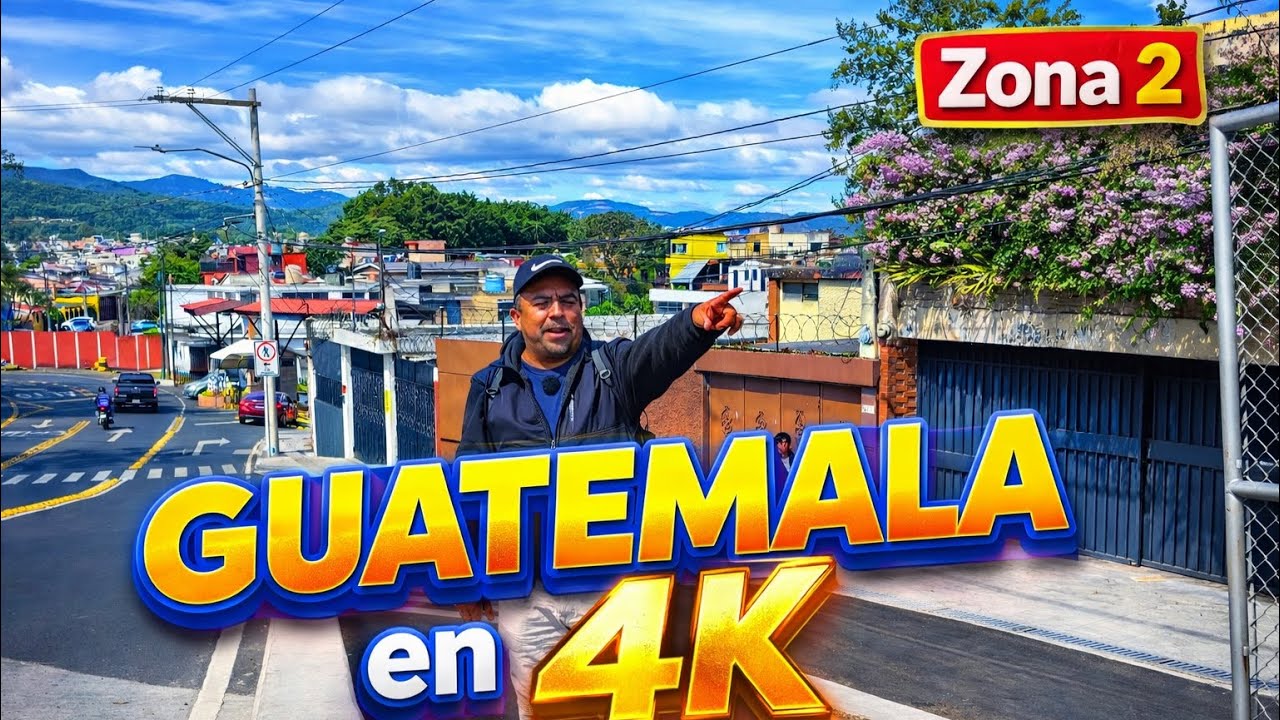 “Guatemala en 4K: Recorrido visual hasta Parque Morazán | Zona 2”