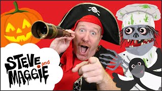 happy halloween pirate sea animals mr sun trick or treat from steve and maggie wow english tv