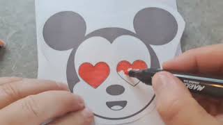 Disney Emojis Coloring Pages for Kids Fun Disney Coloring
