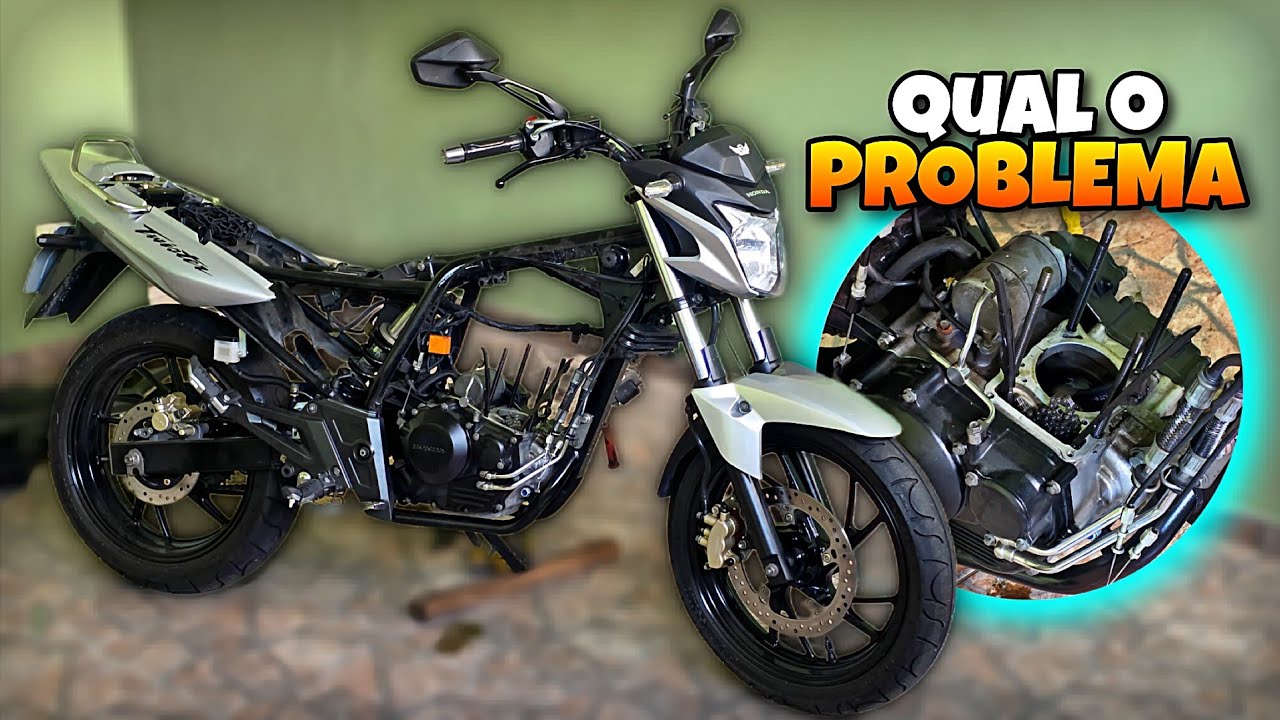 ABRIR O MOTOR DA TWISTER CARBURADA EM CASA