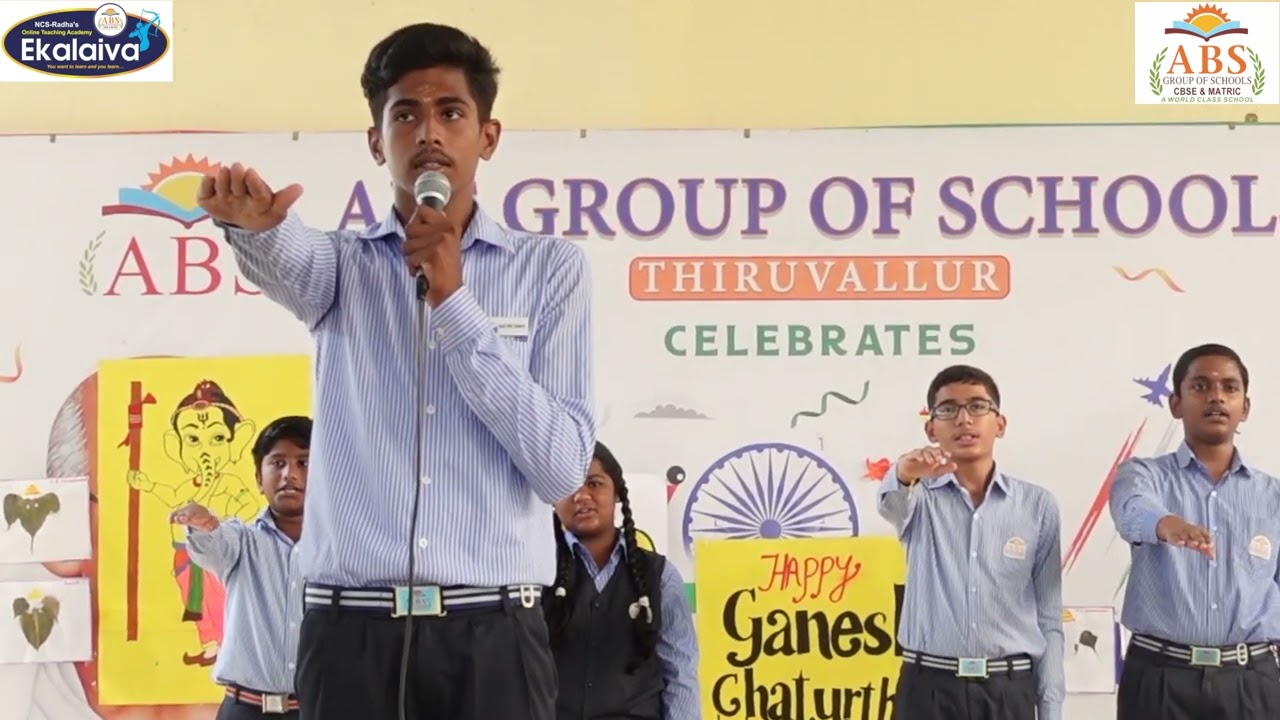 Our Morning Assembly... Pledge ABS Group Of Schools, Thiruvallur