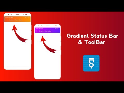 Gradient Status Bar and Toolbar in Sketchware | How to color status bar gradient | #sketchpro