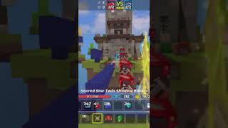 I attacked blue again#Blockmango#Bedwars Lite#2v2