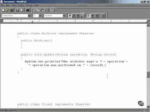 Coding the Observers Design Pattern - 2