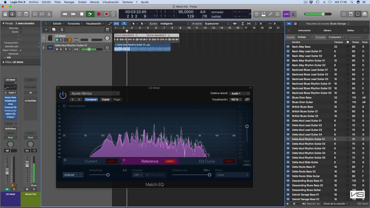 Logic Pro X - Match EQ - YouTube