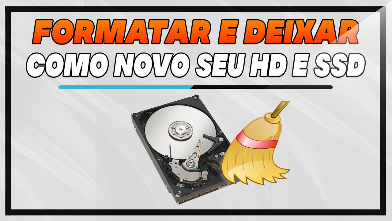 2 Maneiras de Como Formatar um HD e Deixar Ele Como Novo 2023 - YouTube