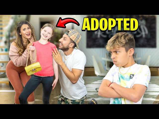 We ADOPTED a GIRL, But Our SON Gets JEALOUS! ft/ Jordan Matter class=