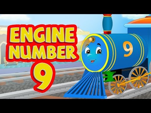 Engine Engine Number 9 - 3D Animation English Nursery rhyme for children
