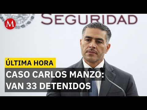 García Harfuch confirma 33 detenidos por asesinato del alcalde de Uruapan