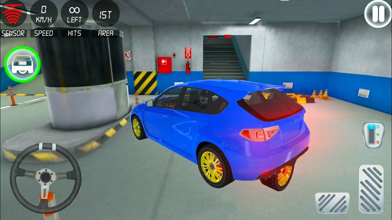 5th Wheel BMW Car Drive #12 - Underground Parking Driver Simulator - Android Gameplay