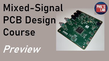Mixed-Signal PCB Design Course Preview & JLCPCB 6-Layer Assembly - Phil