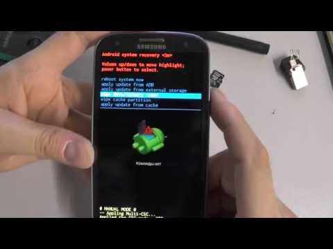 Как разблокировать телефон Samsung Galaxy S III подробное видео