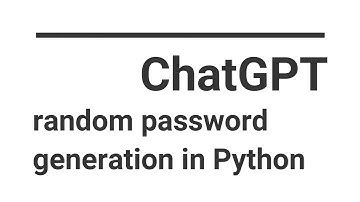 ChatGPT create full working code of good quality Password Generator in Python.