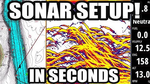 How to set up your fish finder! Simple Sonar Settings for several brands. Lowrance Simrad Evo3 + Go